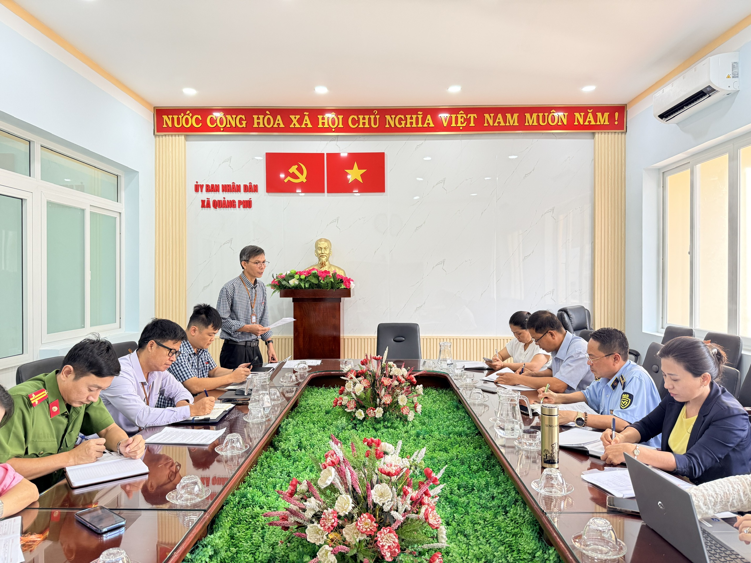 Quang cảnh buổi kiểm tra